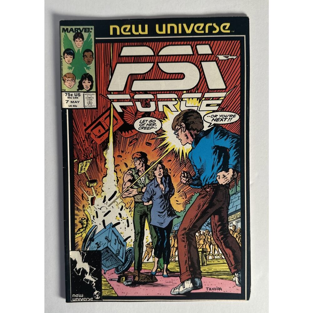 Psi-Force Comic Lot (1987 Marvel New Universe) | #7 #19 #25| VG-F Condition